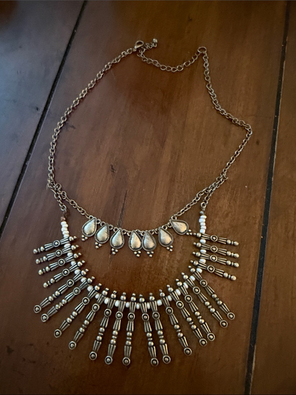 Gold-Tone Statement Fringe Necklace - Women Jewelry